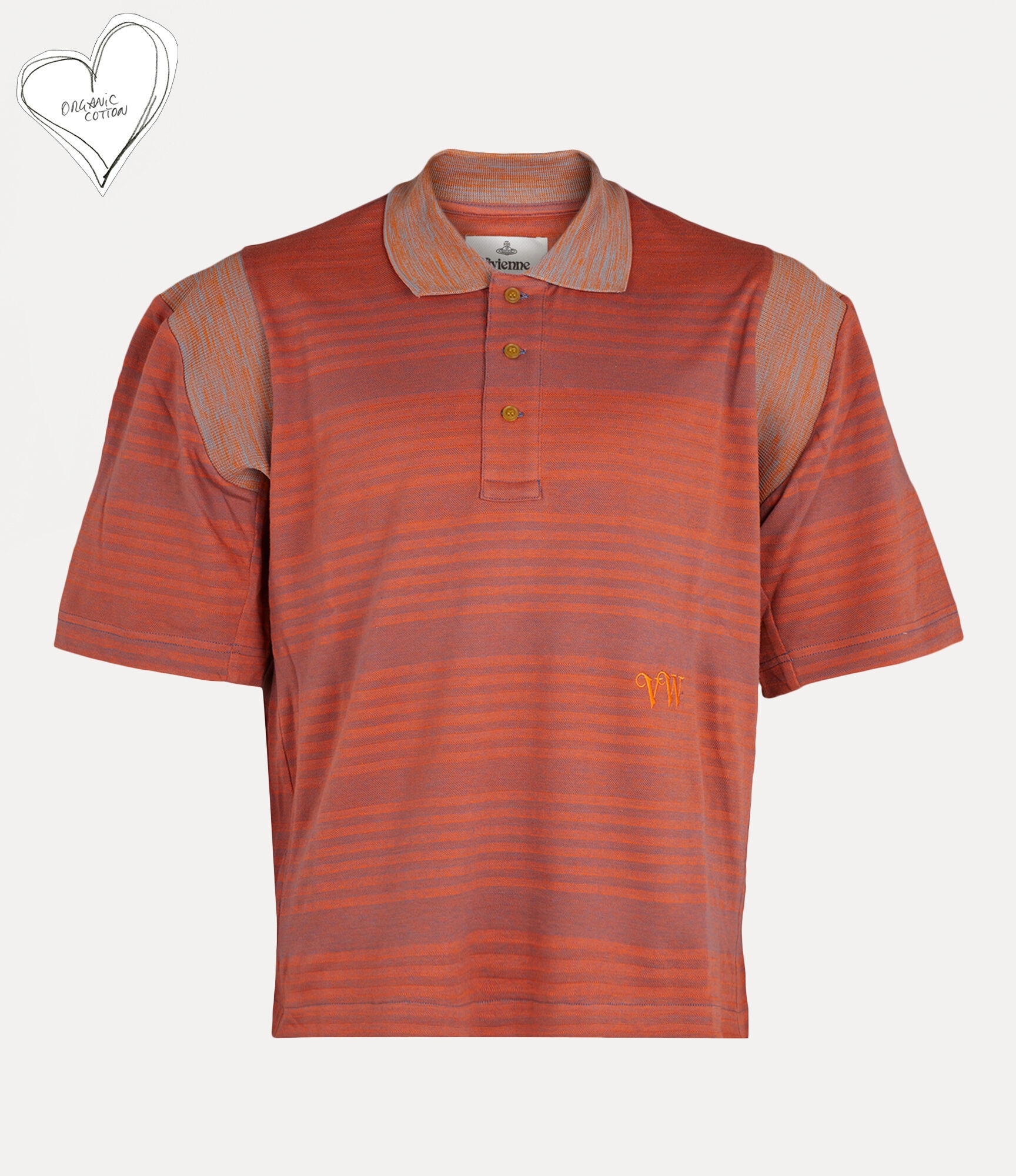 STRIPPED POLO TOP - 1