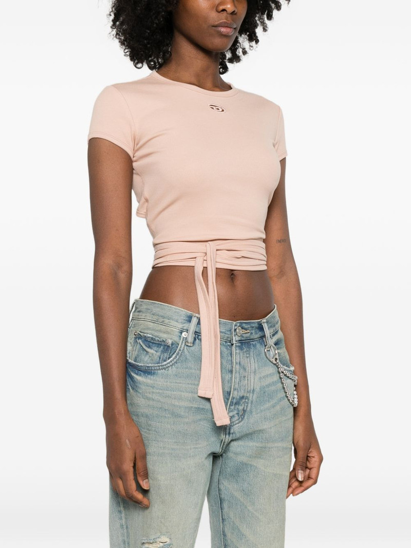 T-Bunny-Tail-R1 wrap-tie T-shirt 3