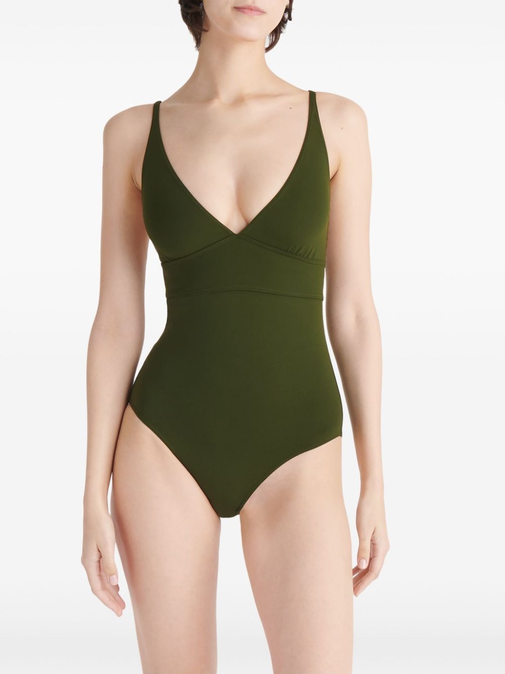 Larcin V-neck swimsuit - 4