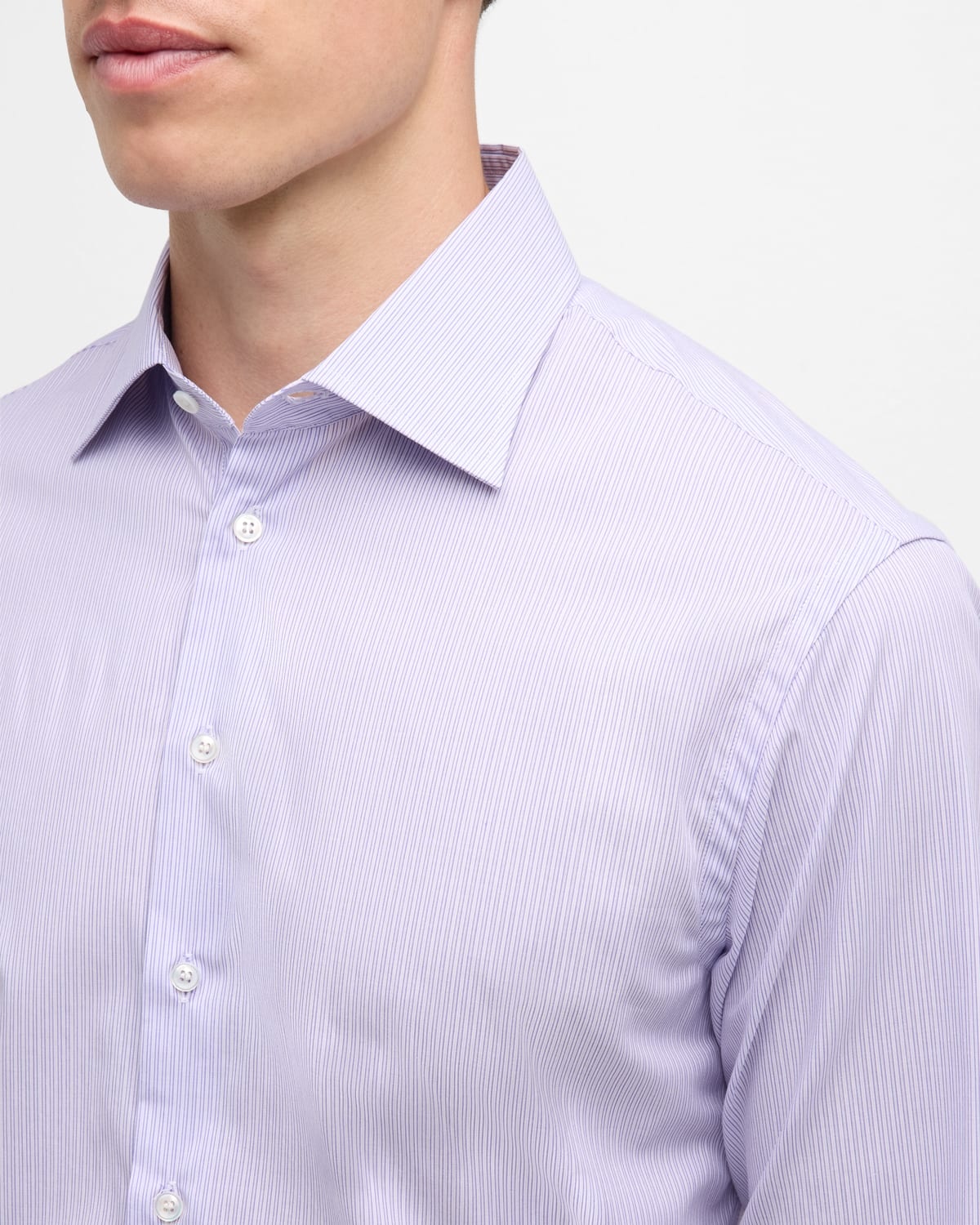 Men's Micro-Stripe Dress Shirt - 5