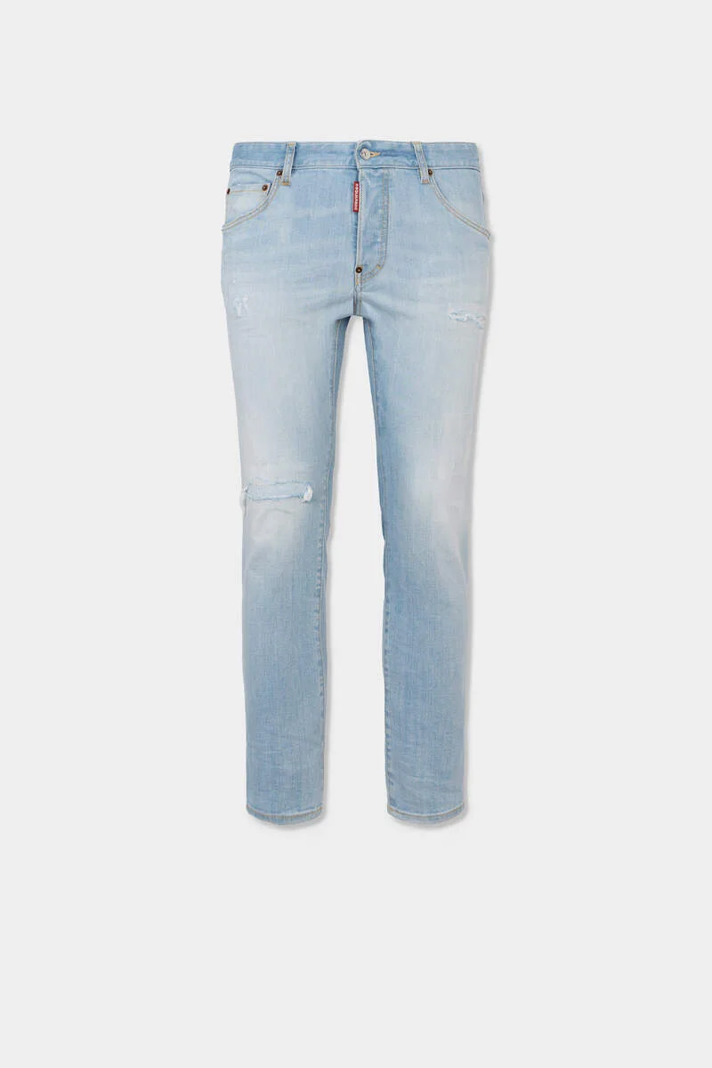 SUPER BLEACHED STRETCH SKATER JEANS - 1
