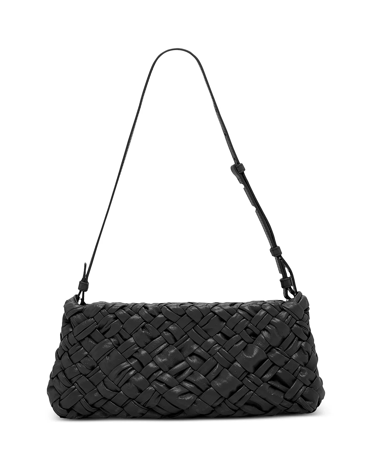 Kalimero Cha Cha Foulard Intreccio Leather Clutch - 4