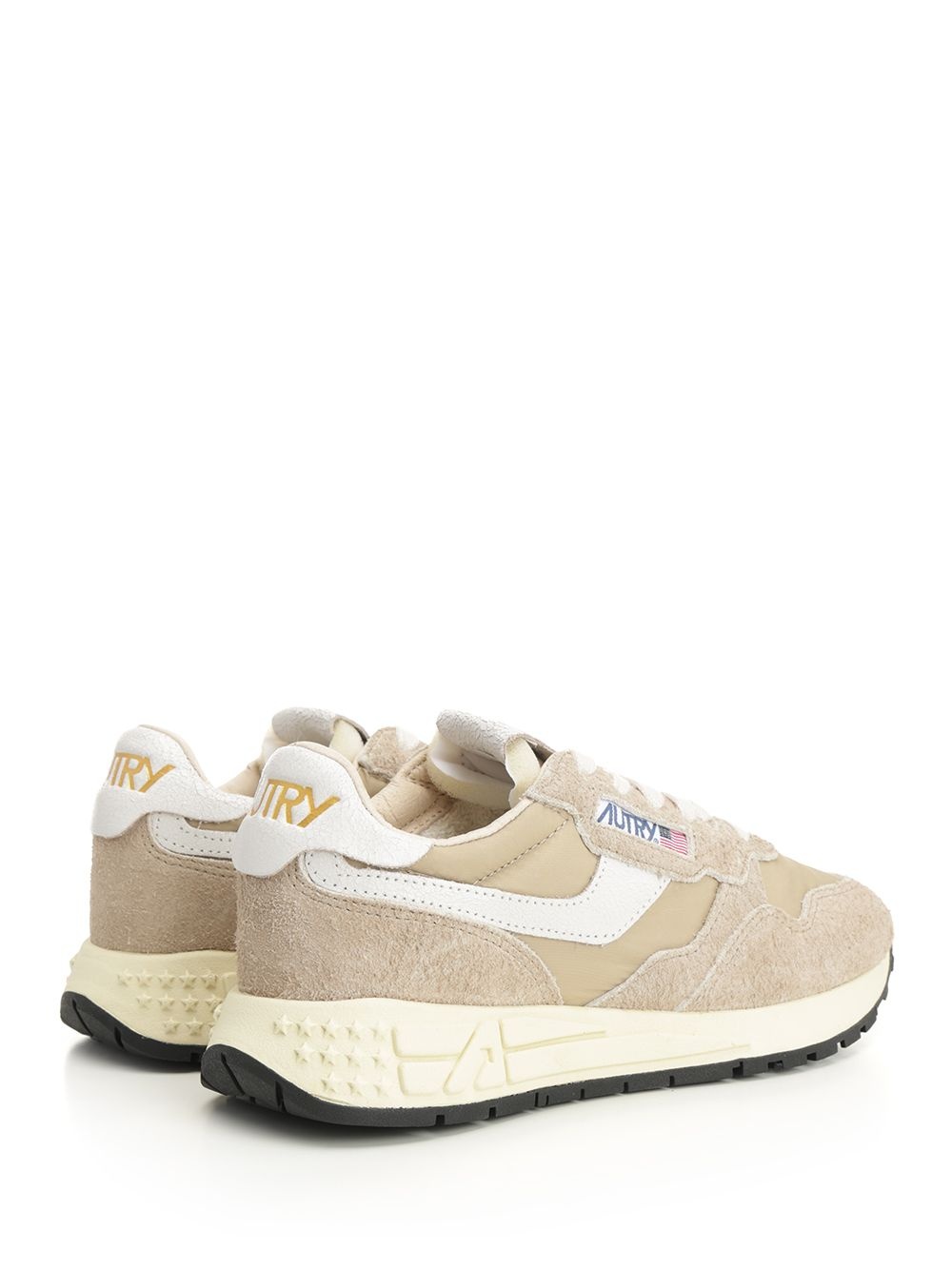Reelwind Low Wom Ut12 Suede/Net Plugh/Zephyr Sneakers Beige - 3