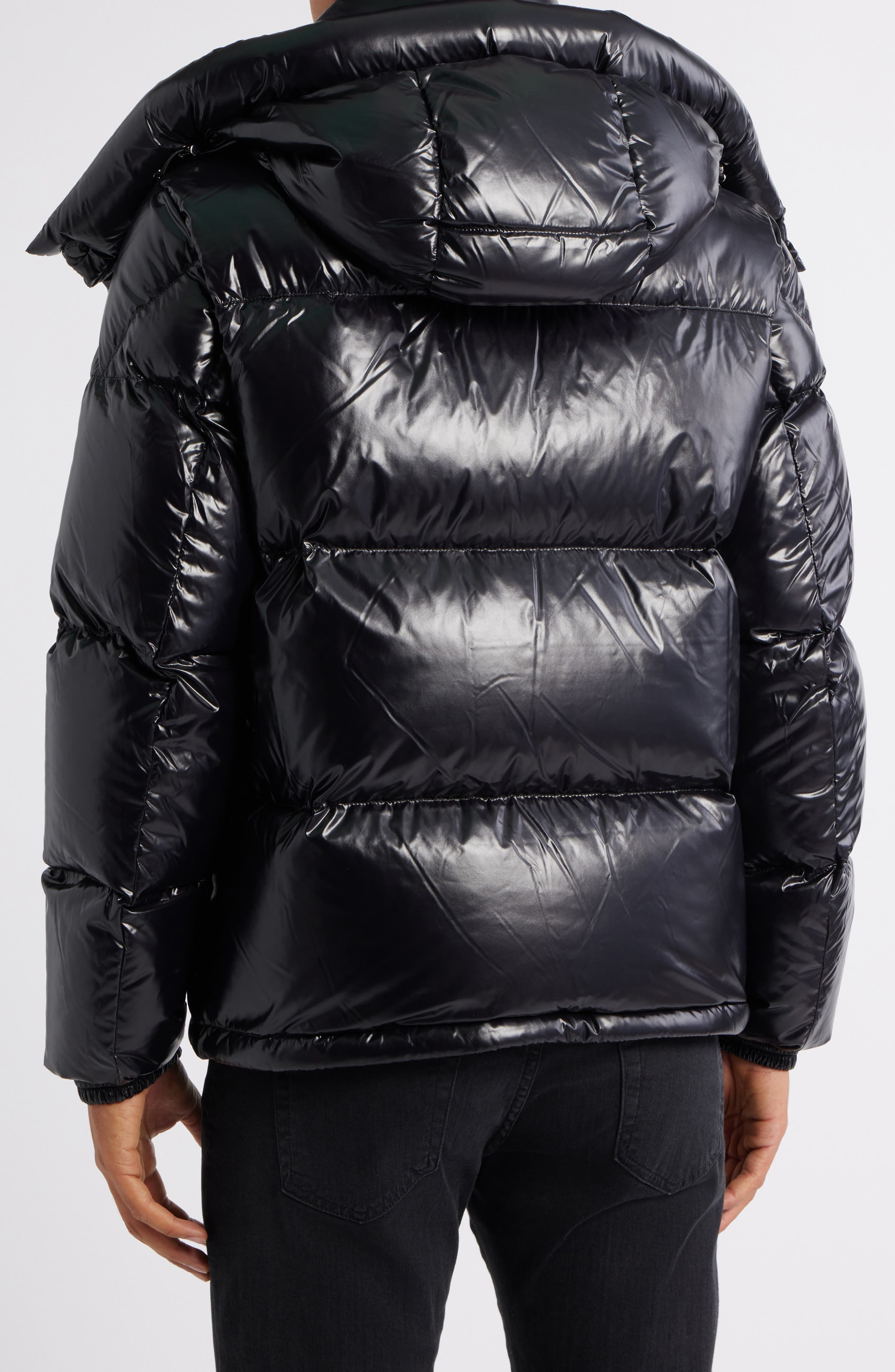 Moncler Montbeliard Short Down Jacket in Black at Nordstrom - 3