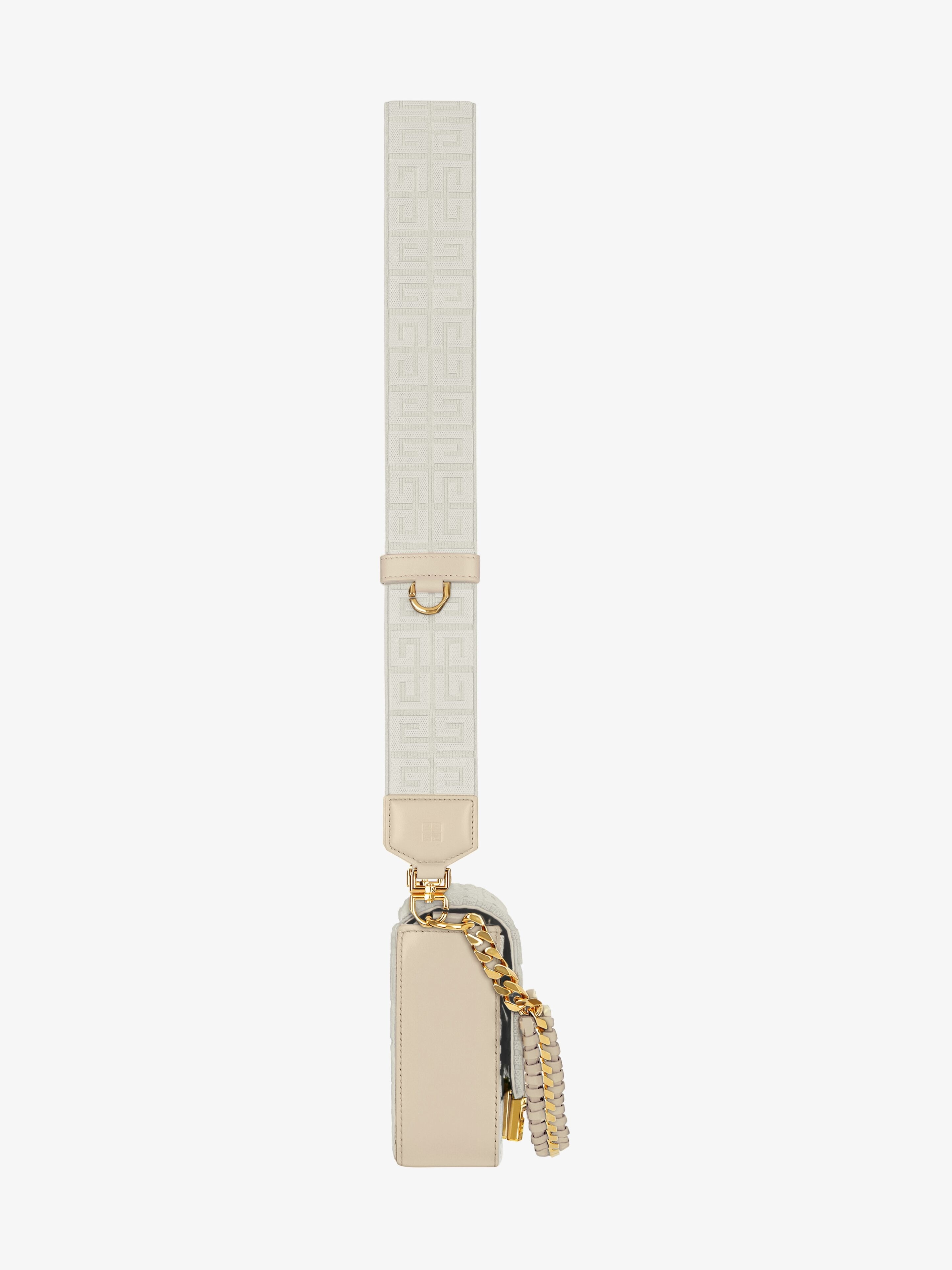 MEDIUM 4G BAG IN 4G EMBROIDERY WITH CHAIN - 4