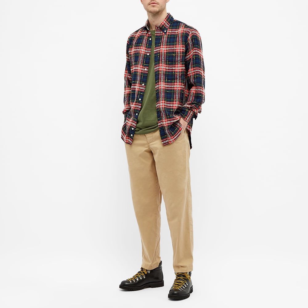 Gitman Vintage Button Down Archive Fluro Slub Check Shirt - 7