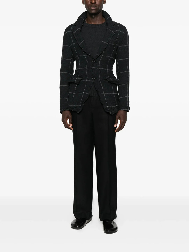 Comme des Garçons SHIRT Wool Windowpane Check Jacket outlook