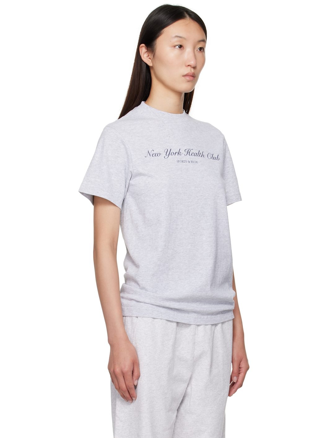 Gray 'NY Health Club' T-shirt - 2