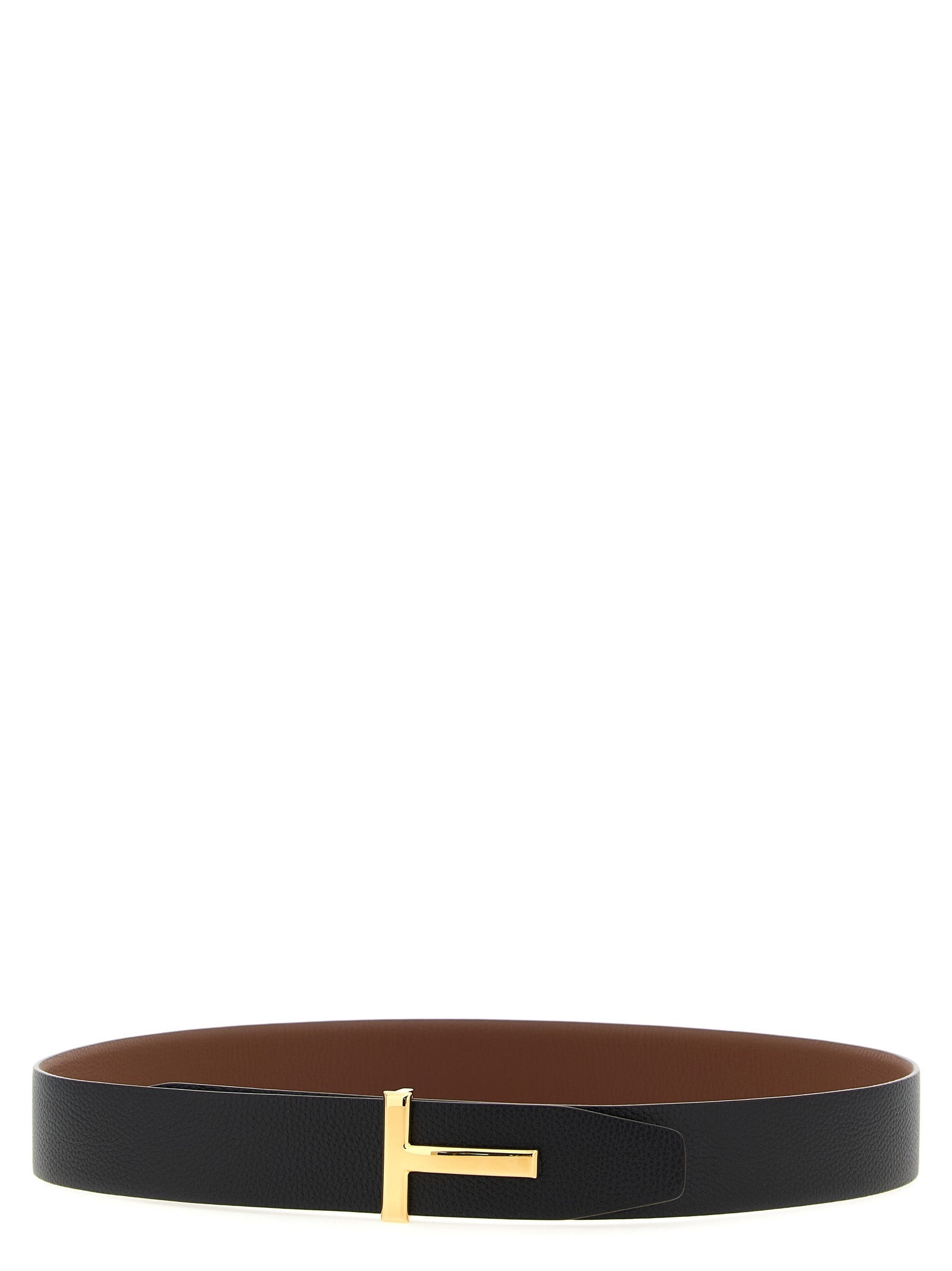 Logo Buckle Reversible Belt Belts Multicolor - 2