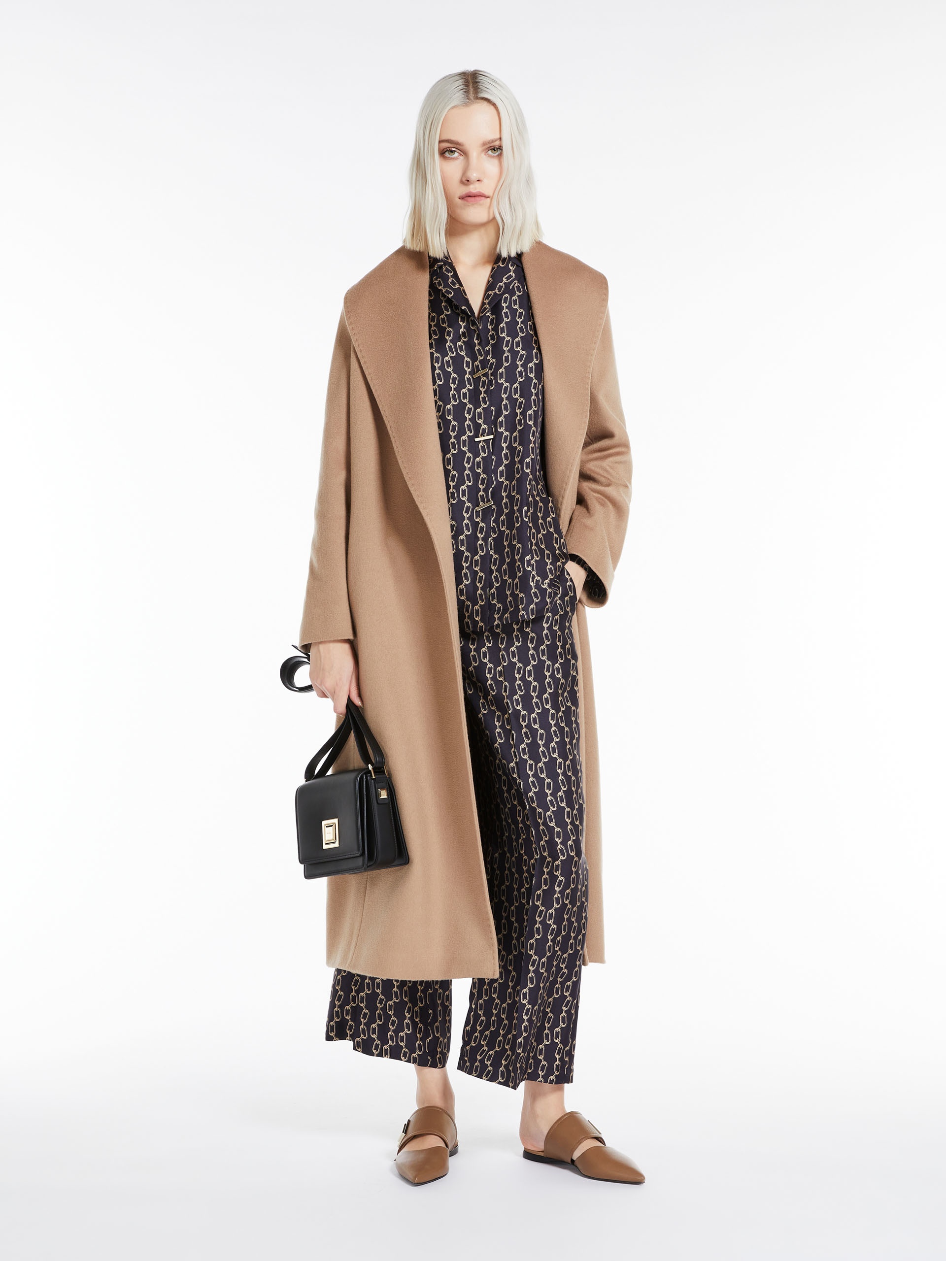 CIRCOLO Cashmere robe coat - 2