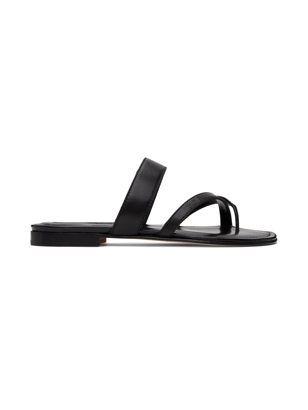 Black Susa Sandals - 1