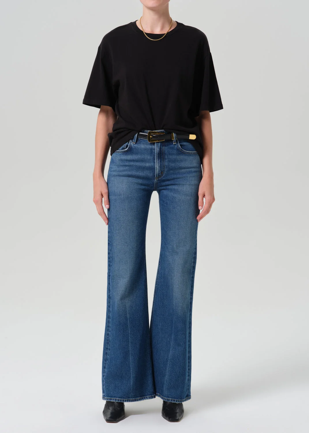 Goldie Tee In Black - 1