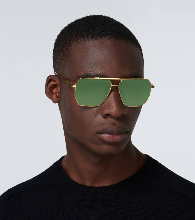 Bottega Veneta Metal-frame sunglasses outlook