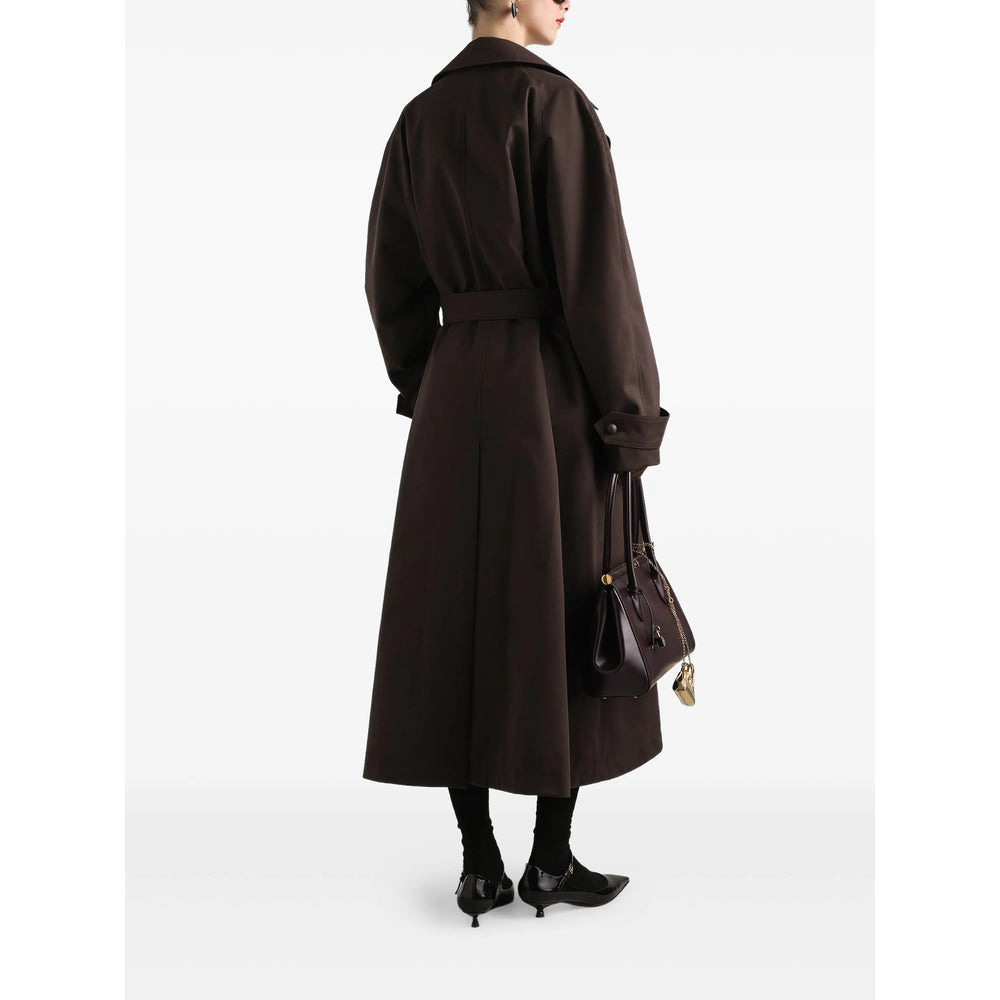 Dolce & Gabbana Brown Coats - Double Breasted & Peacoats Women - 2