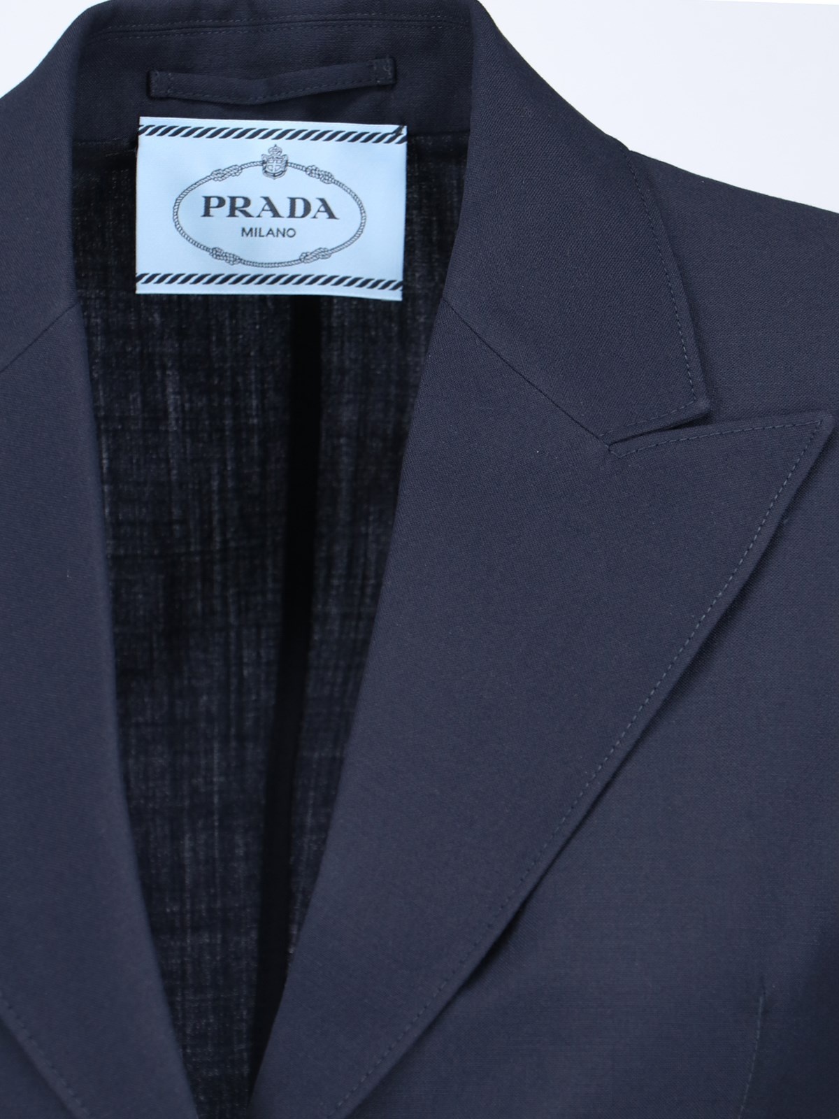 PRADA ウール ジョガー Prada BELT DETAIL SINGLE-BREASTED JACKET | sugar | REVERSIBLE