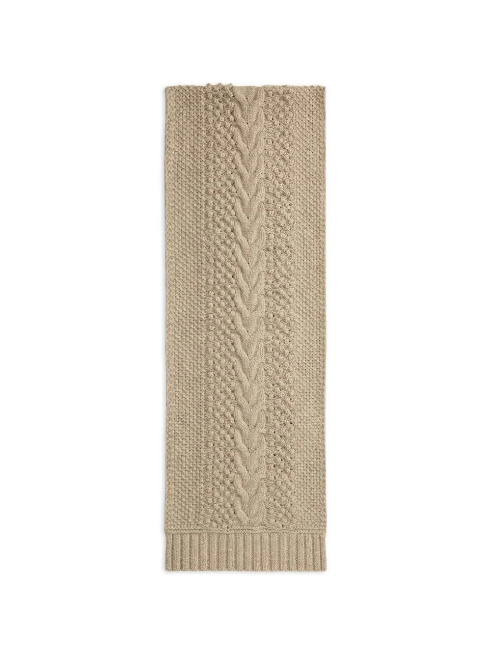 cable-knit scarf - 1