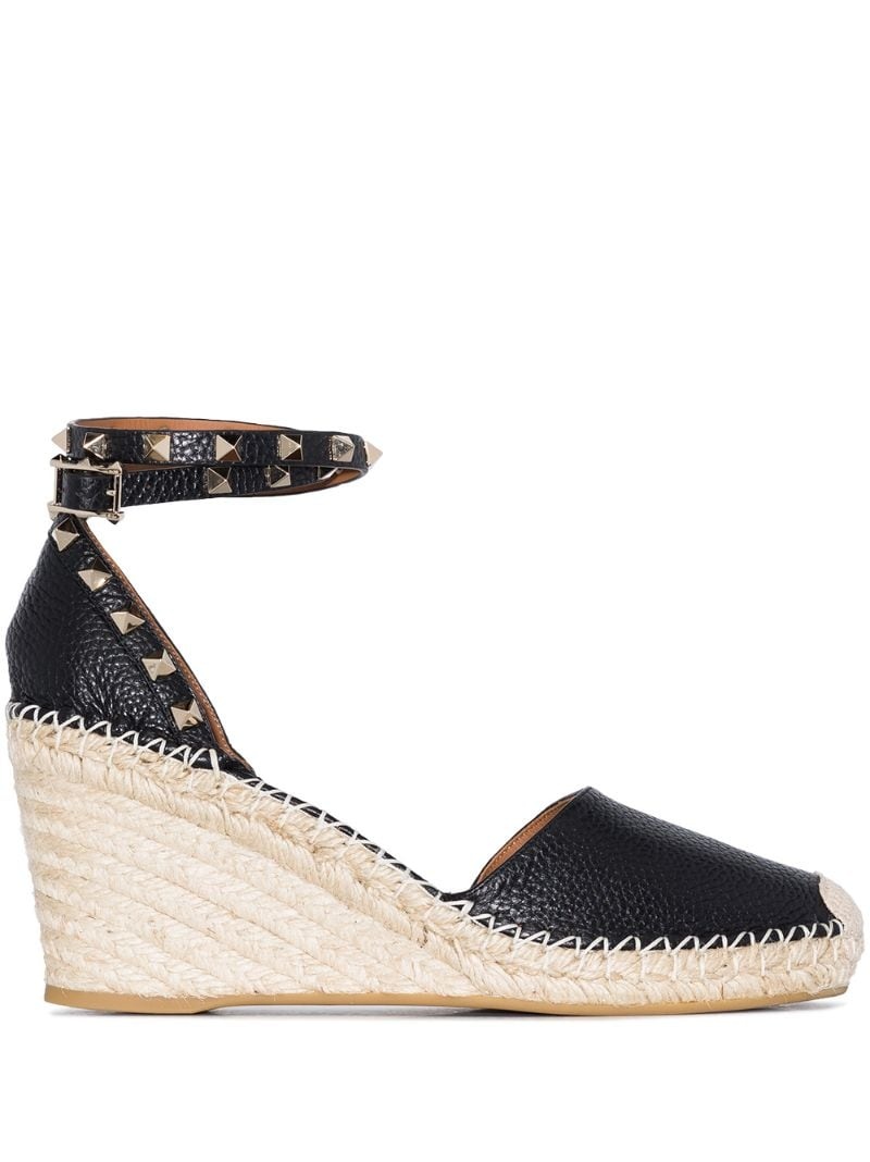 Rockstud 85mm wedge espadrilles - 1