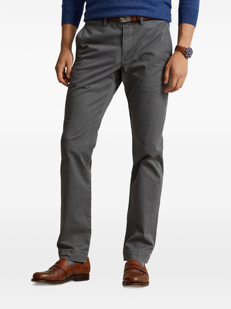 slim-cut chino trousers 3
