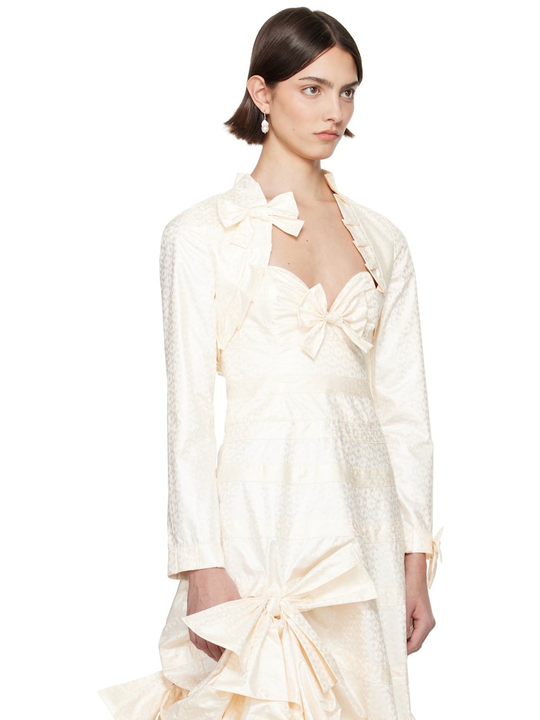 SSENSE Exclusive Bridal Capsule Bolero Cardigan - 2