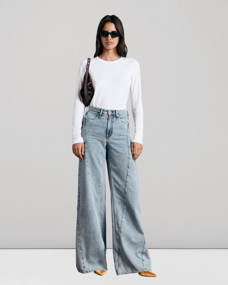 rag & bone Sofie Splice High-Rise Wide Leg Jean - Alisha
Relaxed Fit Light Indigo Jean outlook