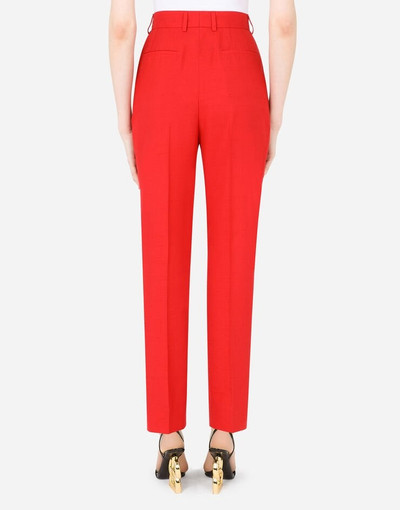 Dolce & Gabbana Schappe fabric pants outlook