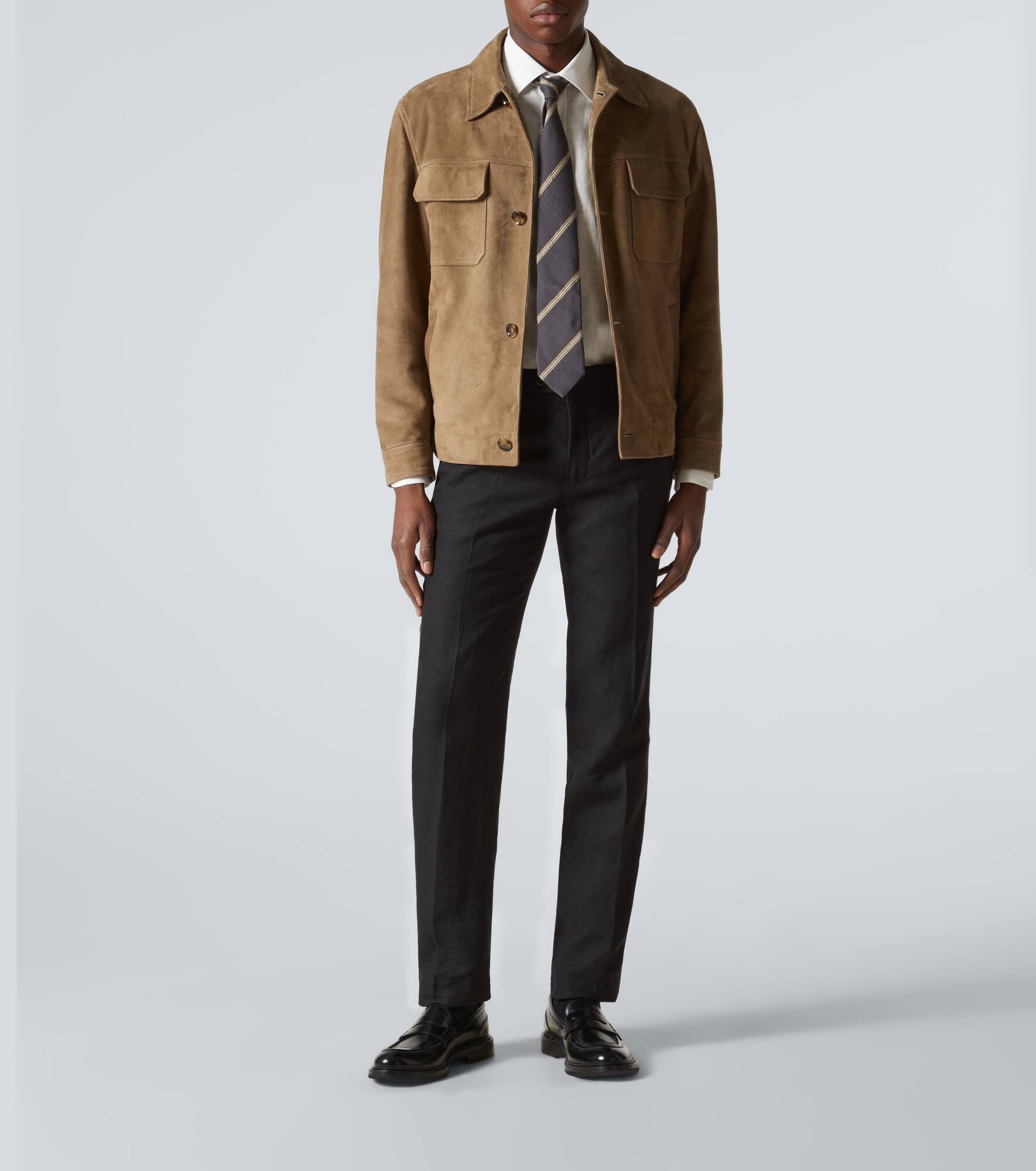Modluca wool flannel straight pants - 2