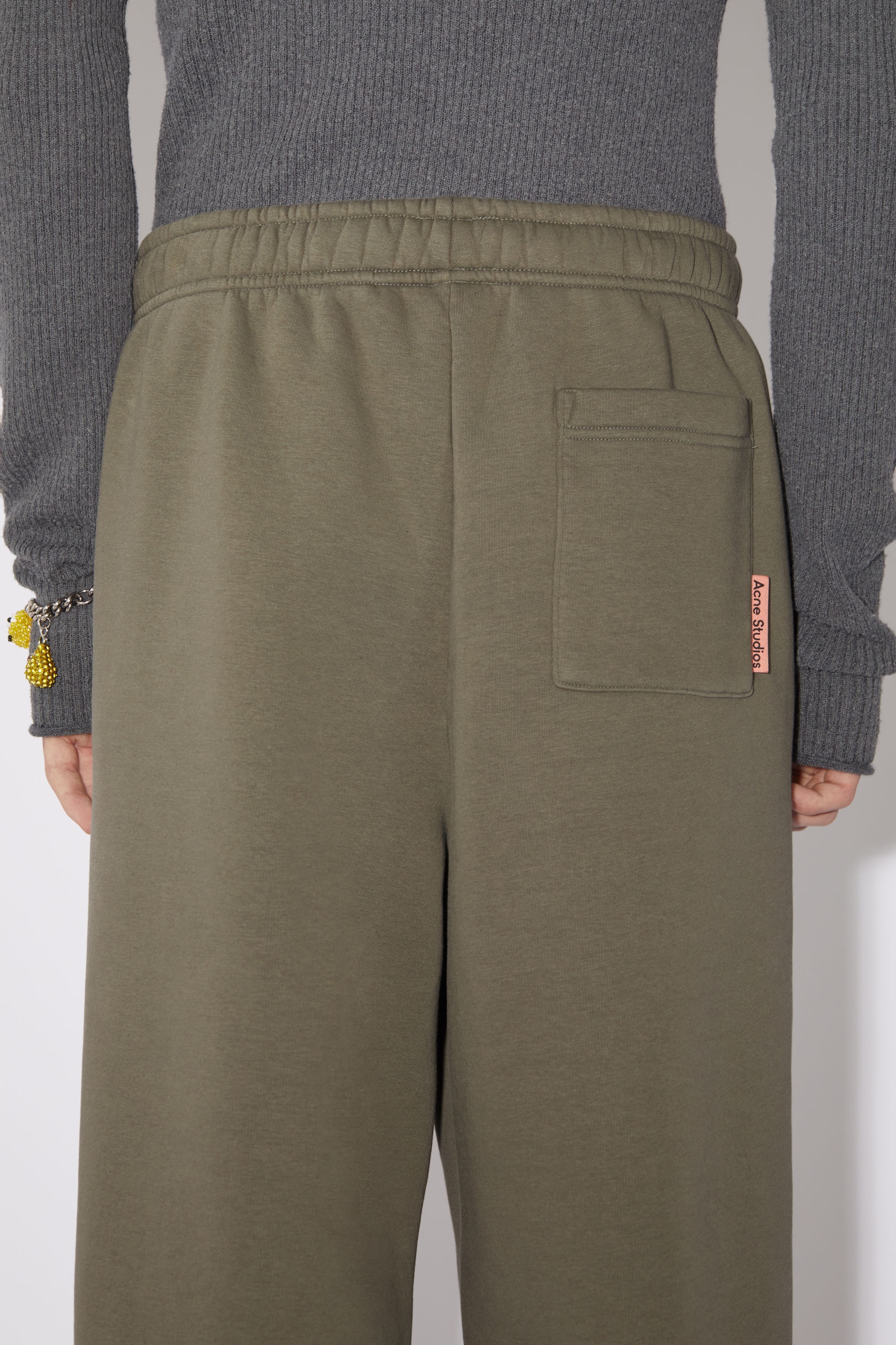 Fleece sweatpants - Taupe grey - 5