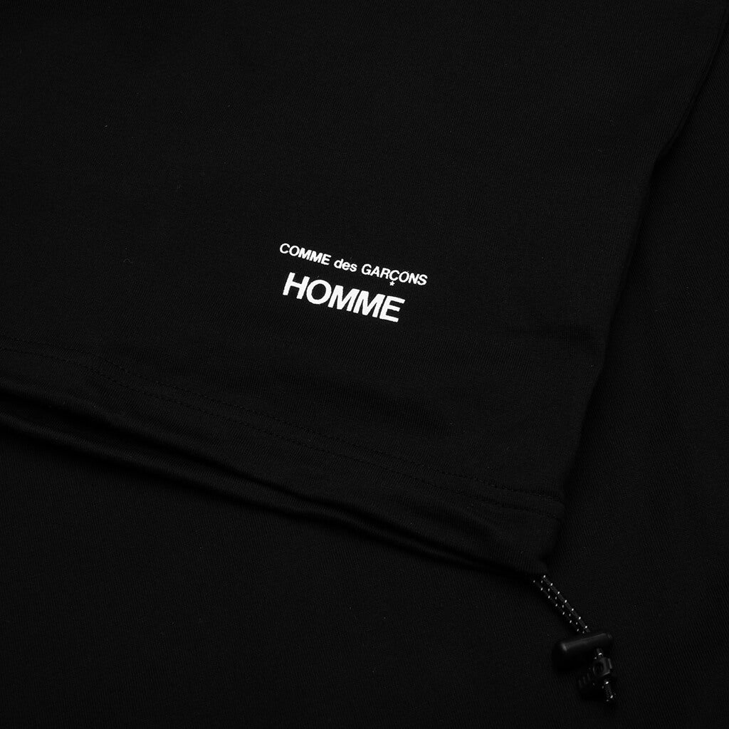 COTTON JERSEY T-SHIRT - BLACK - 4