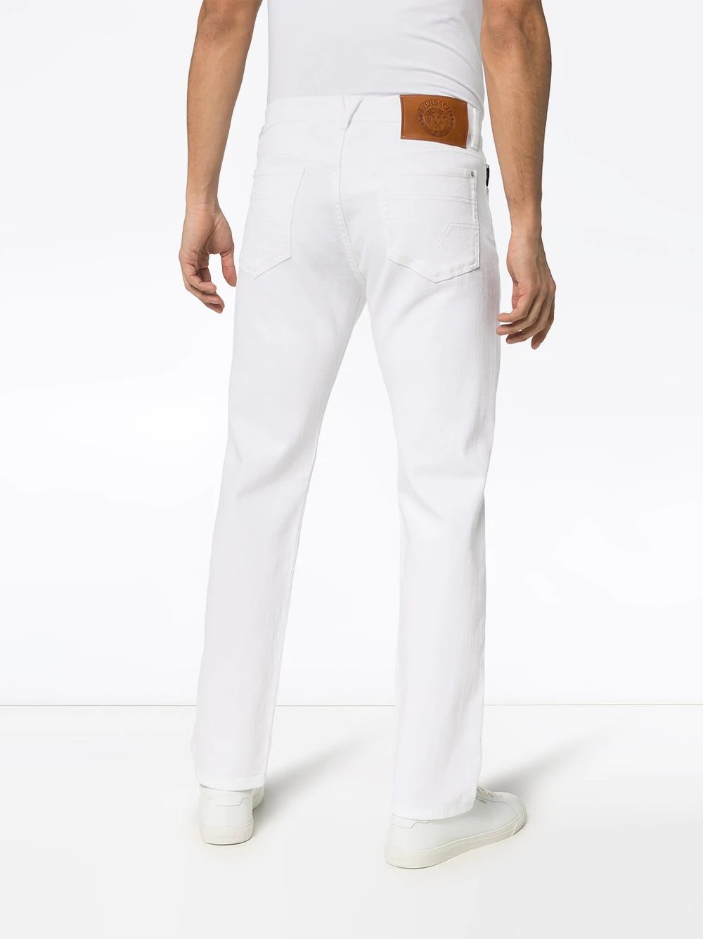 slim-fit straight jeans - 4