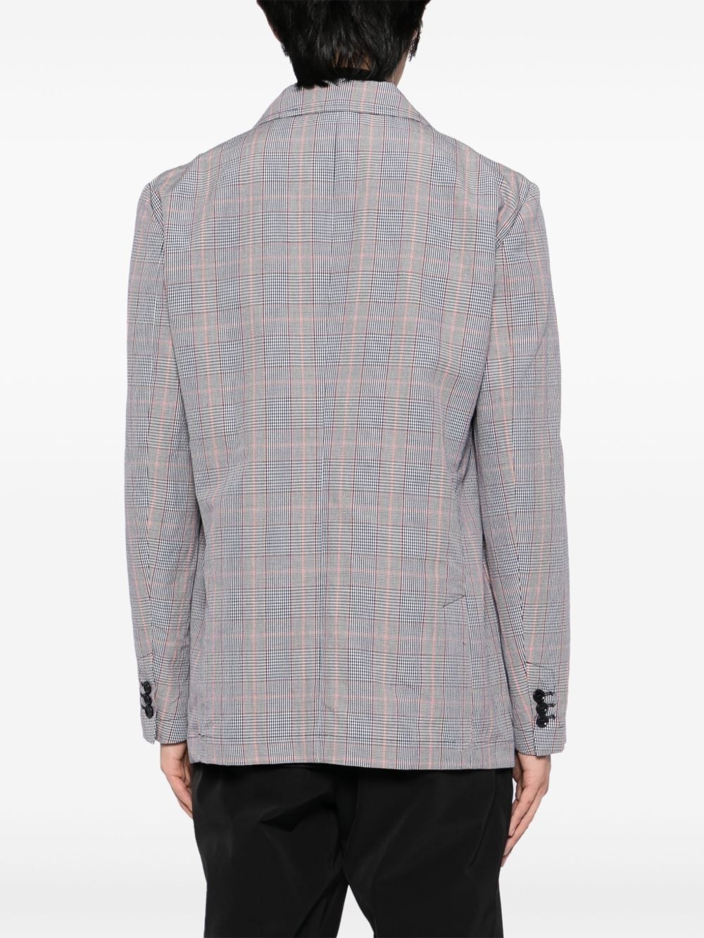Glen-plaid blazer - 4