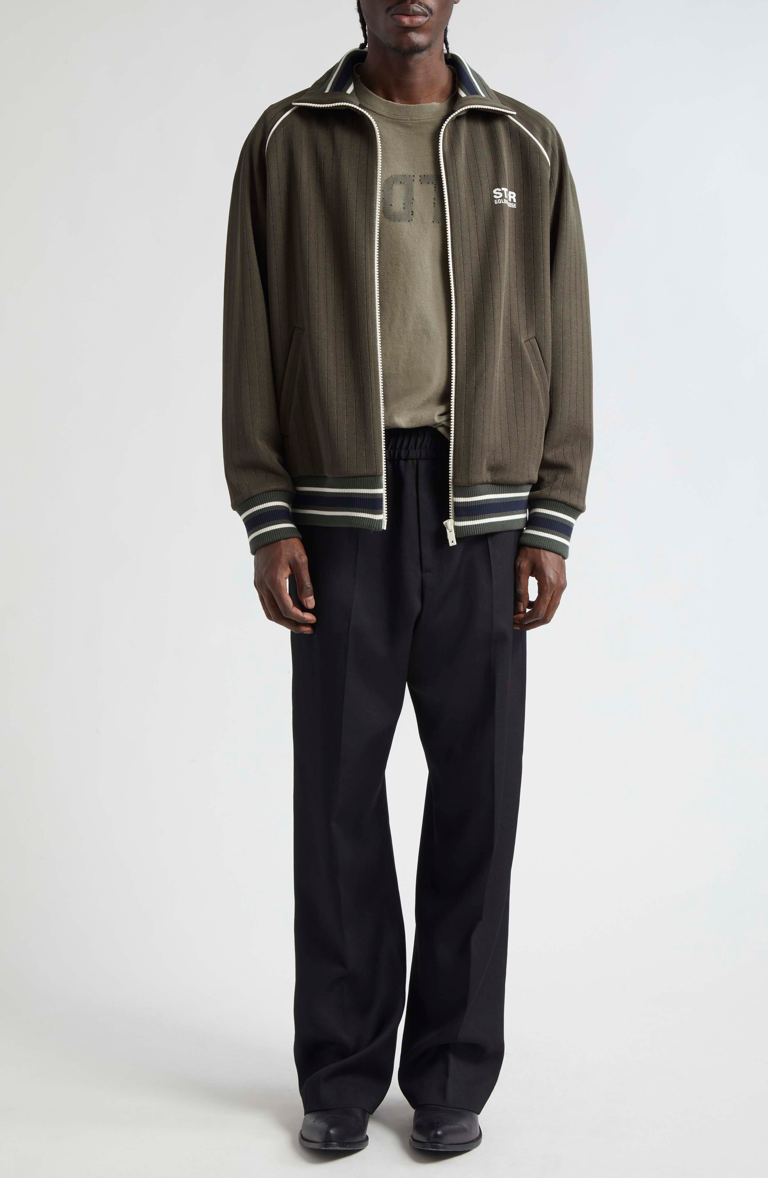 Golden Goose Lennon Virgin Wool Twill Joggers in Black at Nordstrom - 8