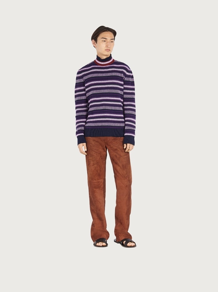 JACQUARD MULTICOLOR TURTLENECK - 5
