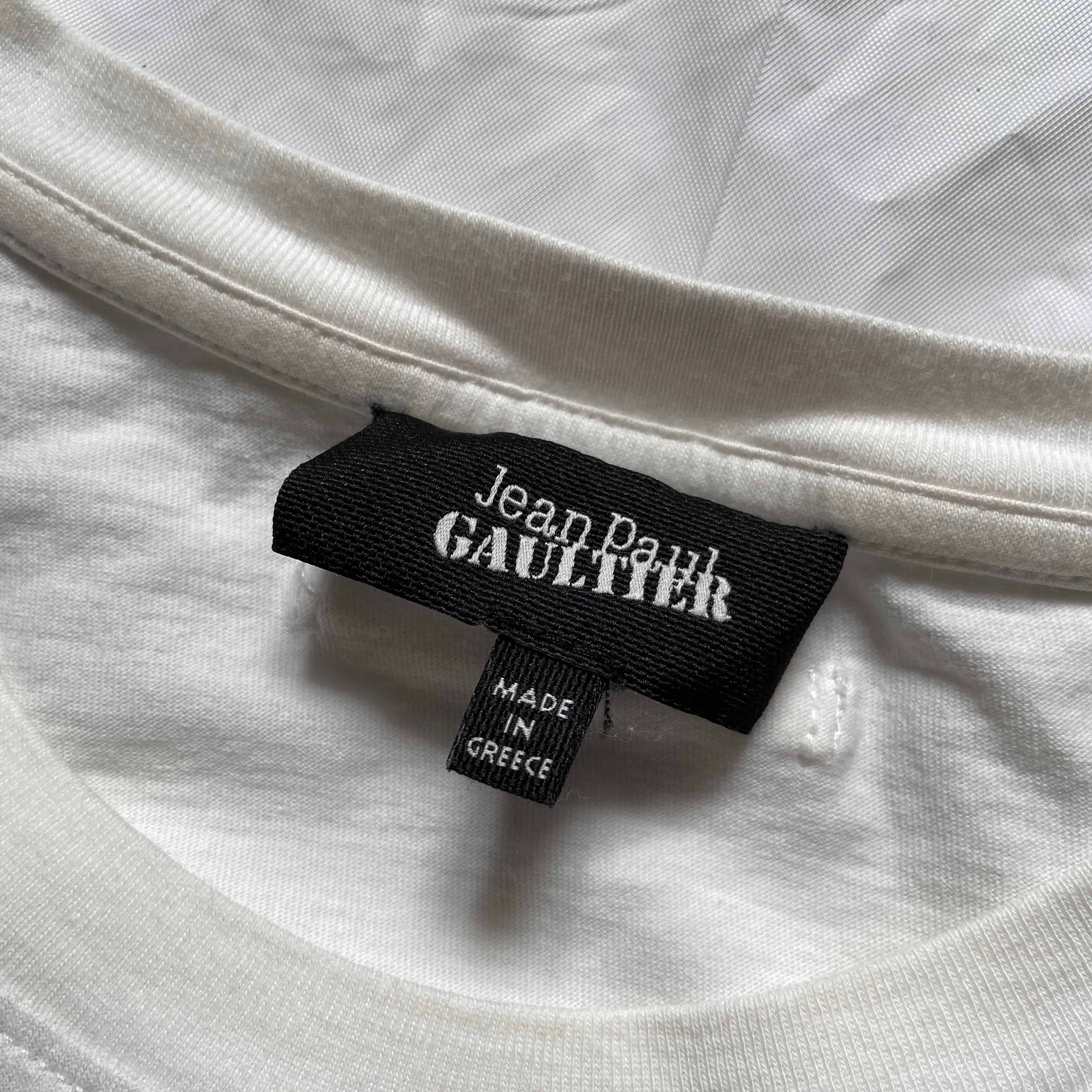 Jean Paul Gaultier ss15 trompe l'oeil portrait tee S - 10
