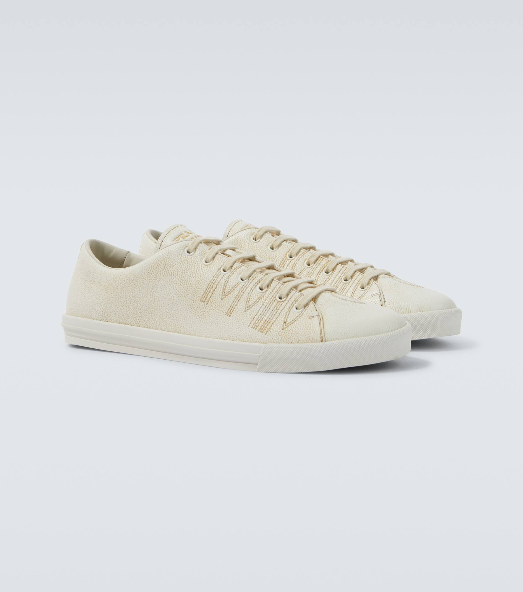 Leather sneakers - 5