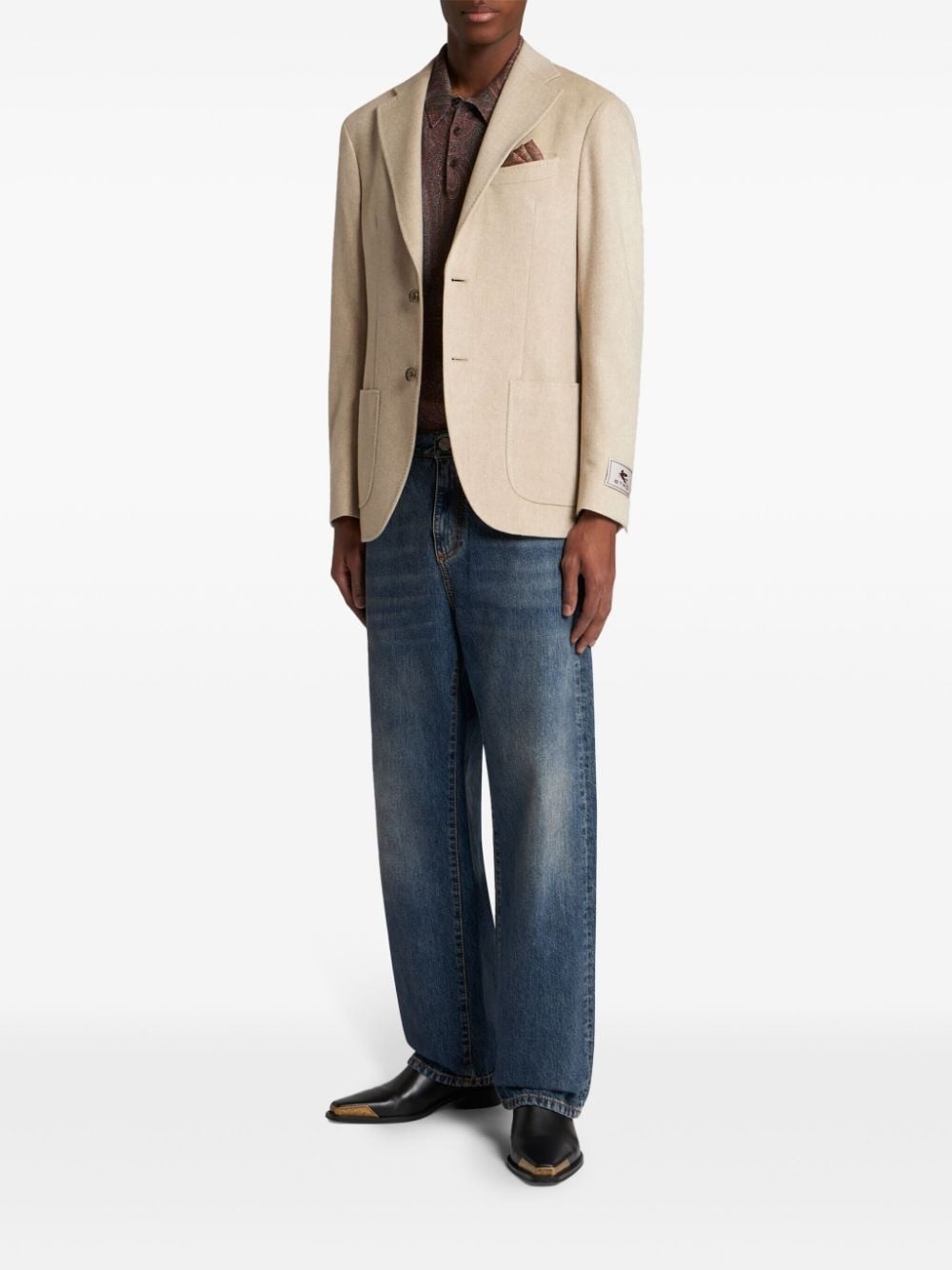 cashmere blazer - 2