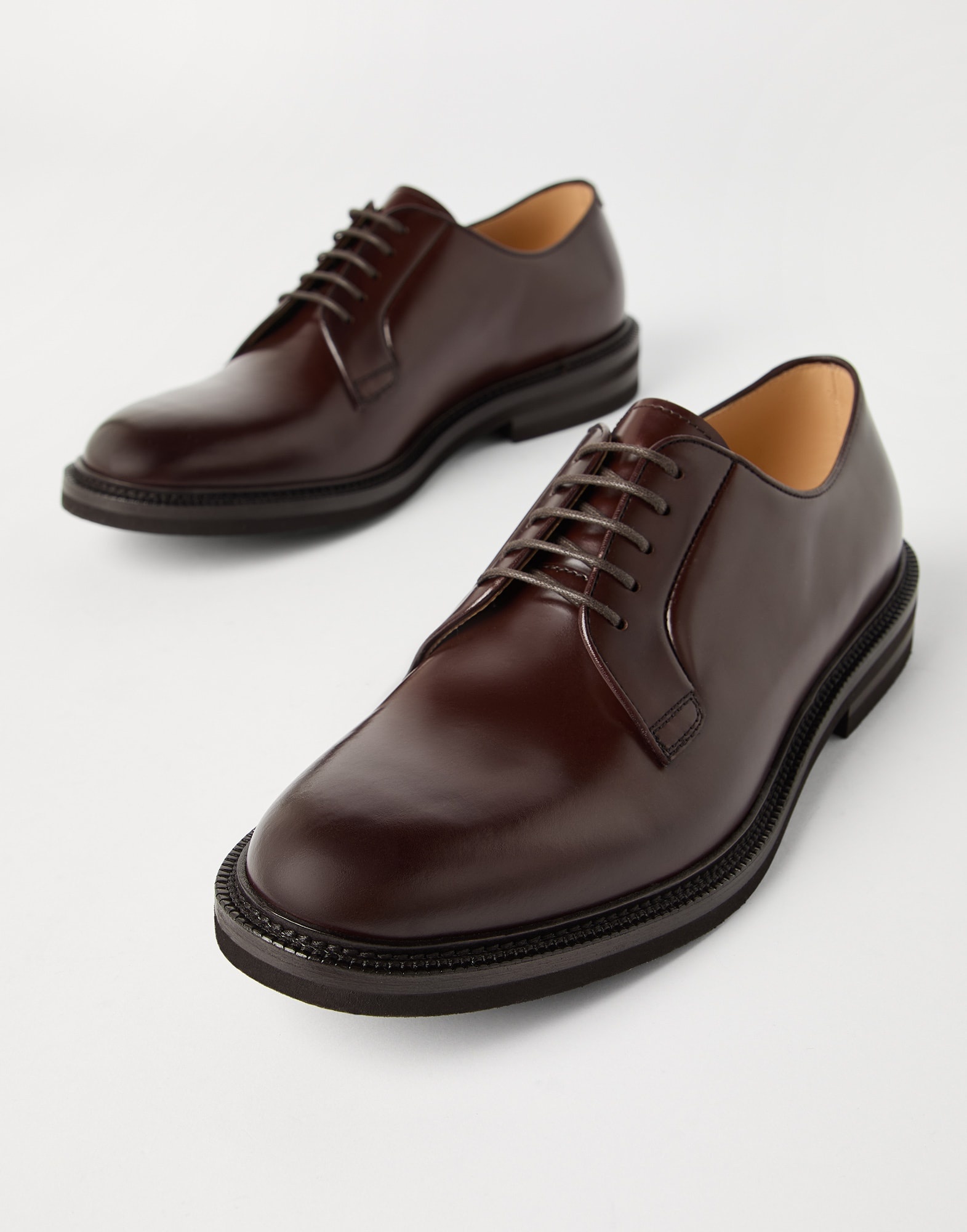 Aged calfskin Derbys - 3