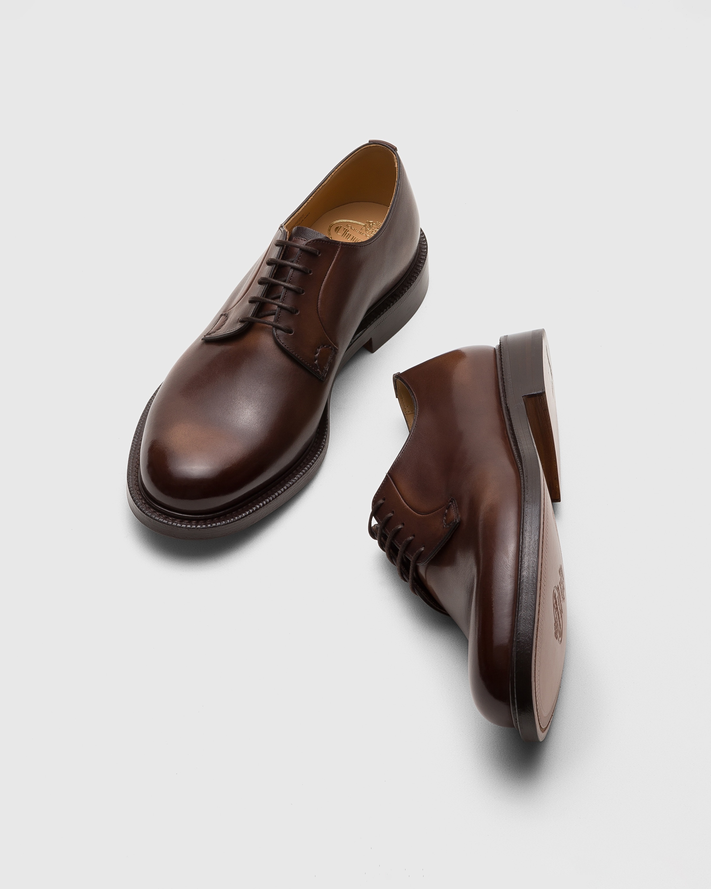 Bleached Calfskin Derby - 2