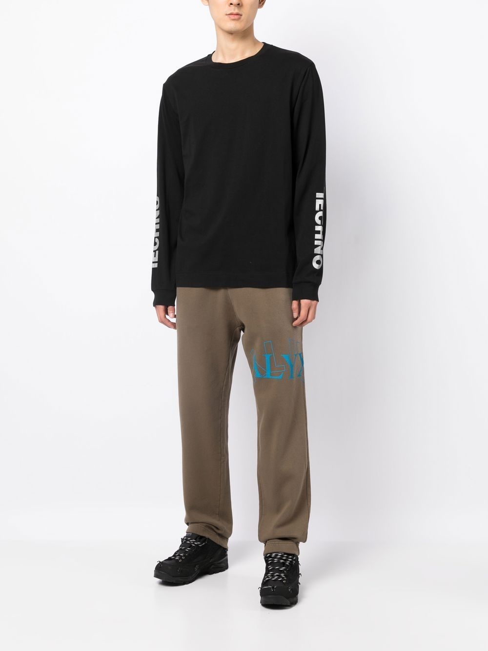 logo-print straight-leg track pants - 2