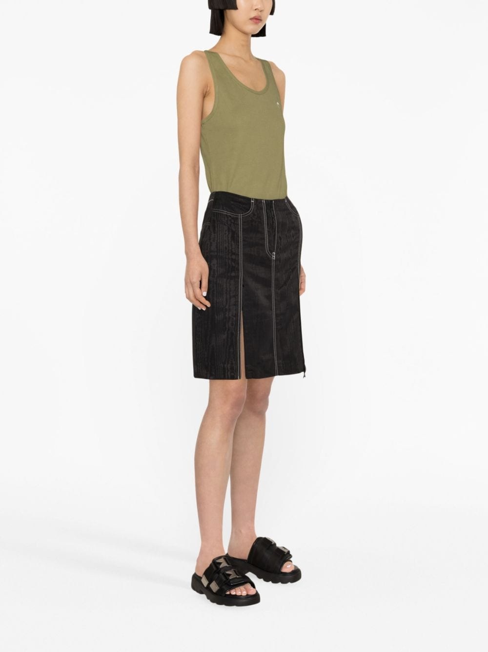 crescent-moon pendant skirt - 4