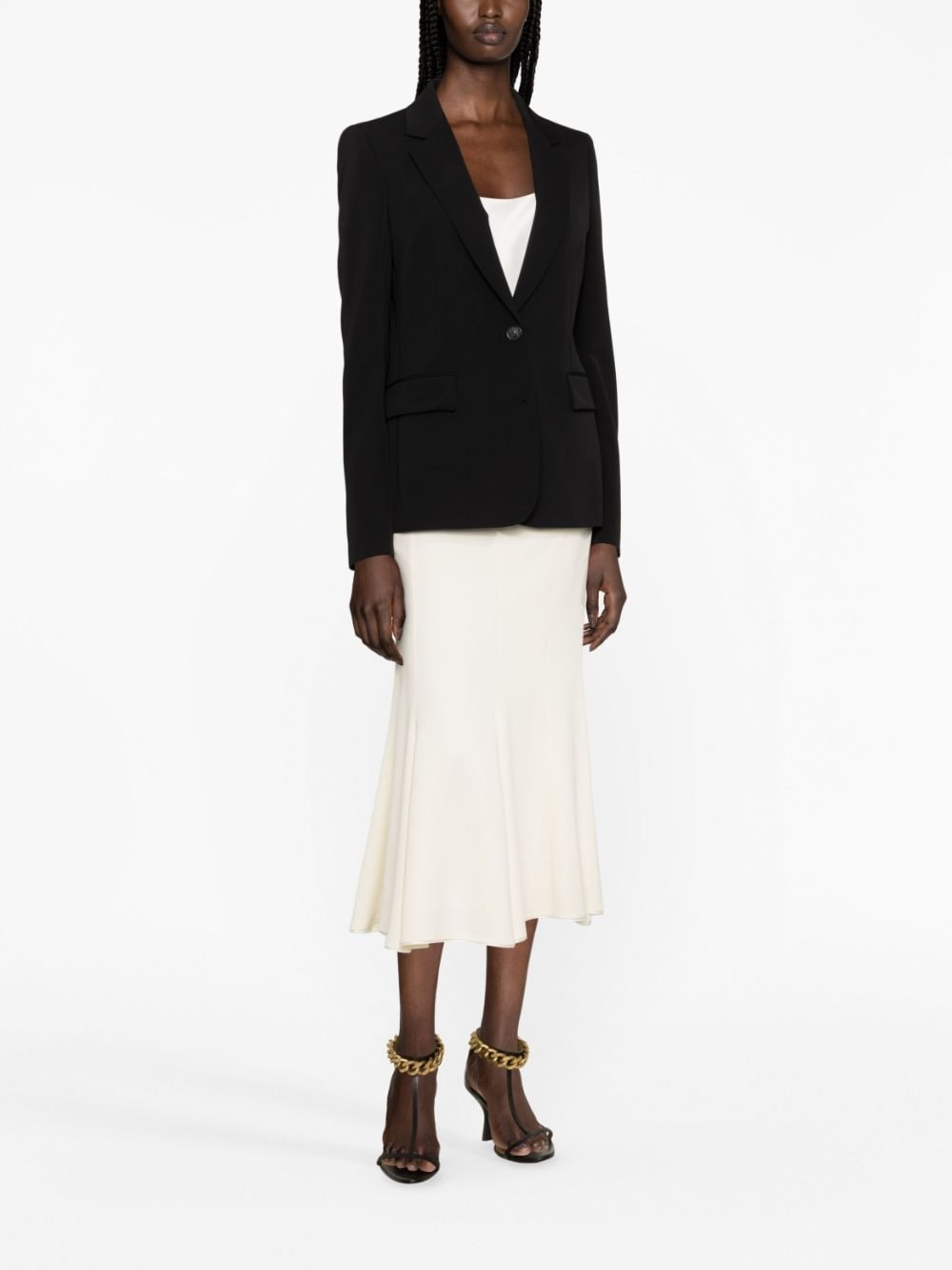 single-breasted wool blazer - 2