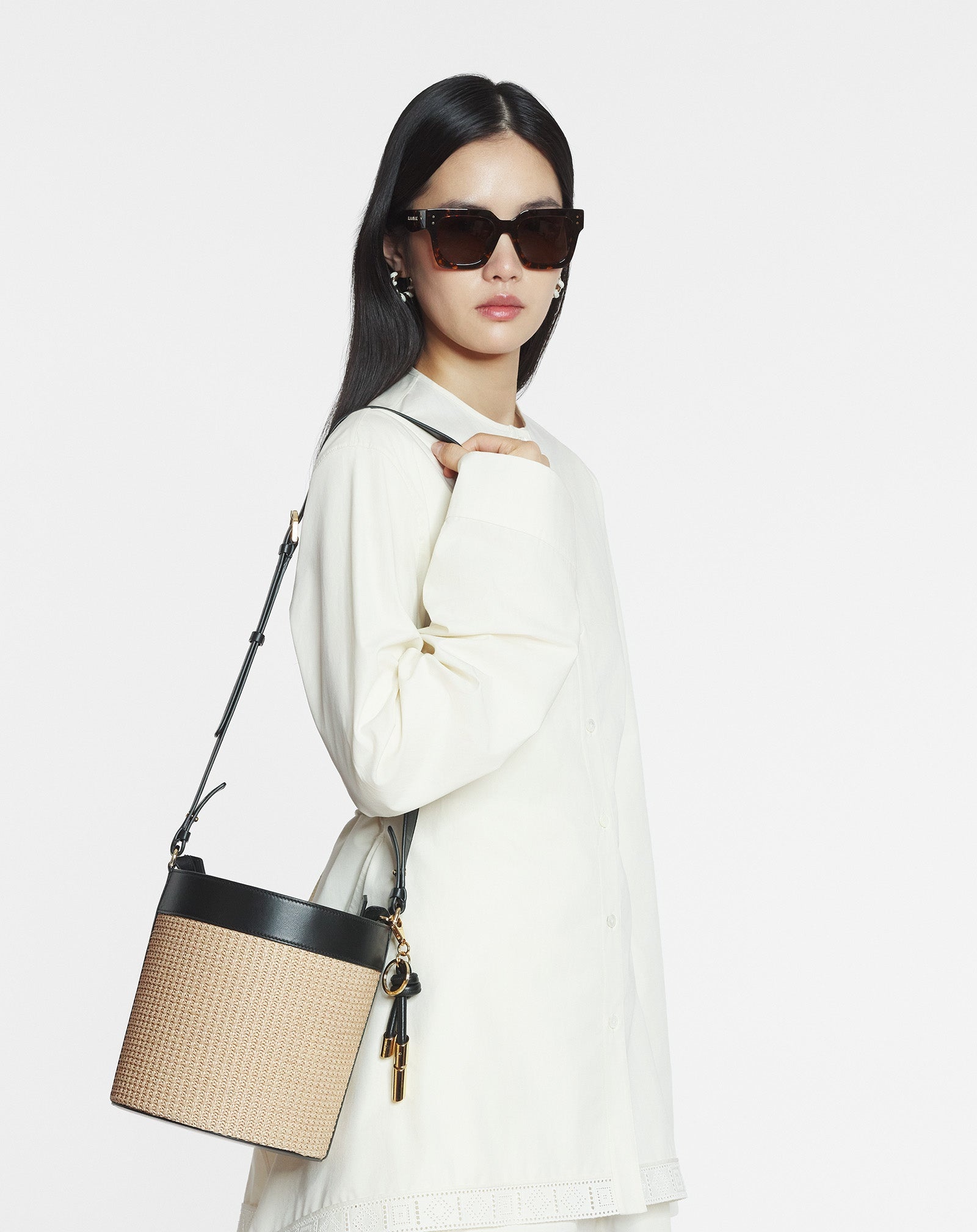 SÉQUENCE RAFFIA BUCKET BAG - 2