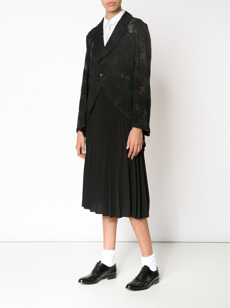 Comme Des Garçons lace blazer outlook