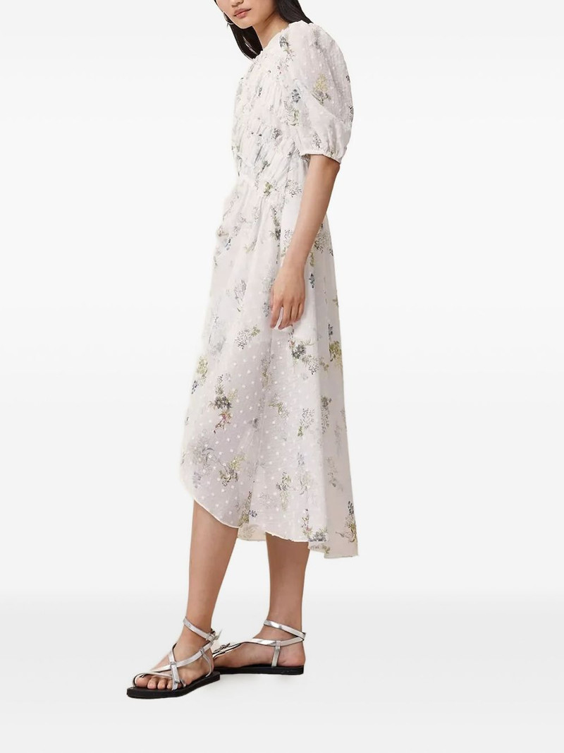 floral-print smocked dress 1