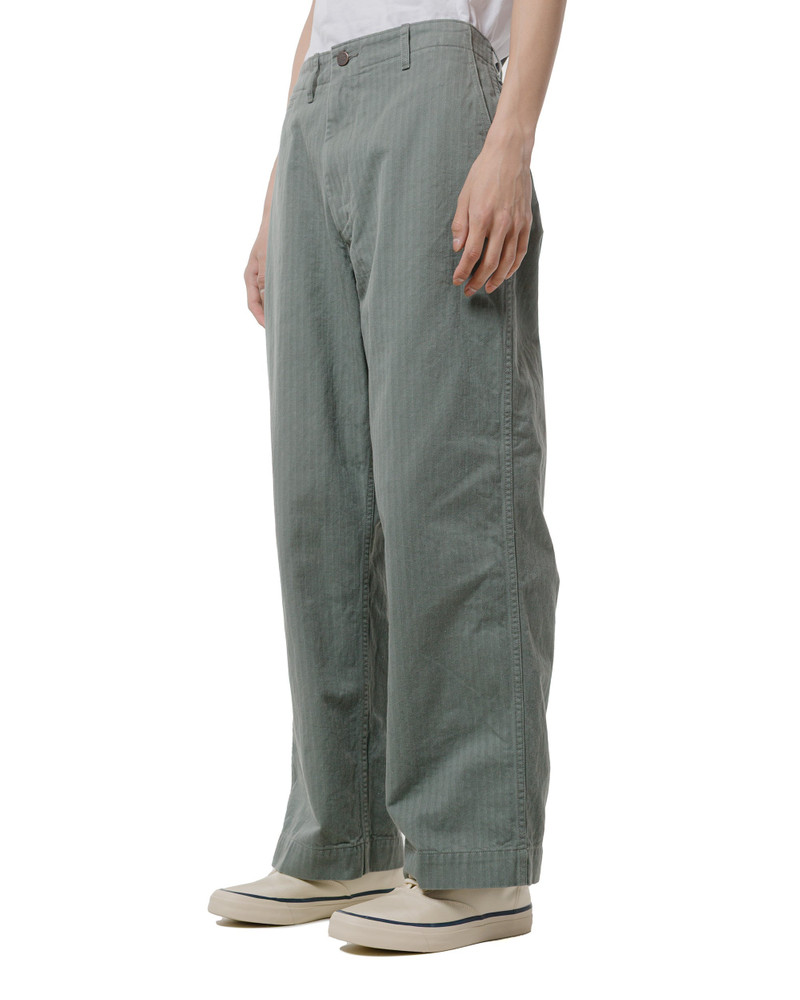 BEAMS PLUS MIL Trousers Herringbone Sage outlook