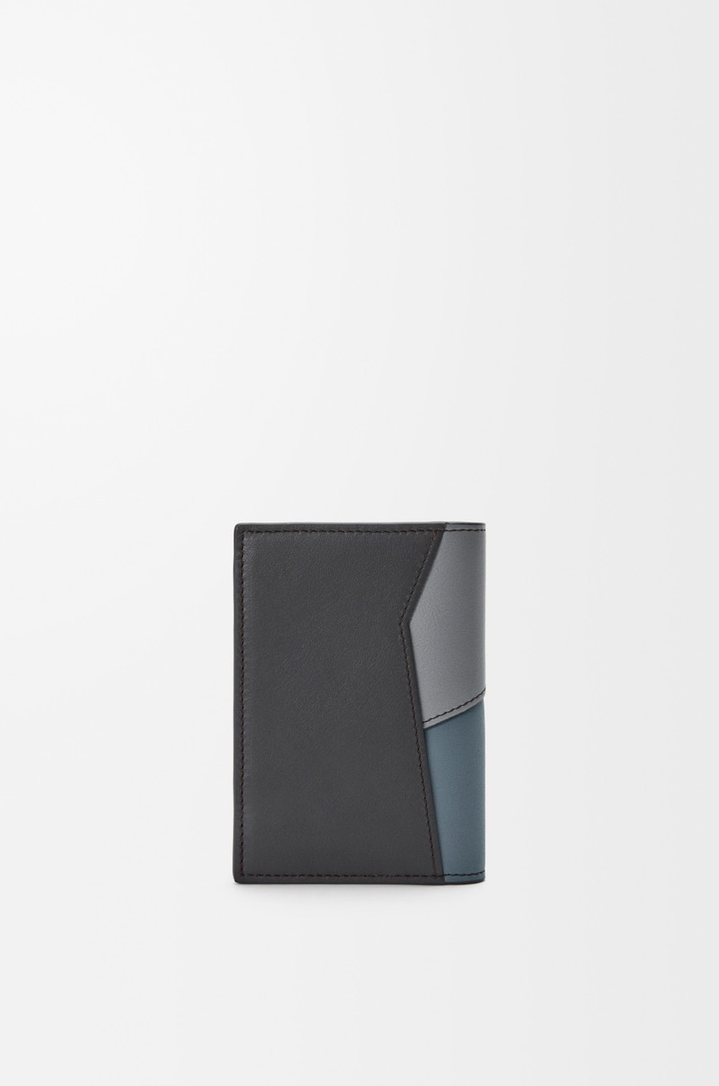 Puzzle bifold cardholder in classic calfskin 4