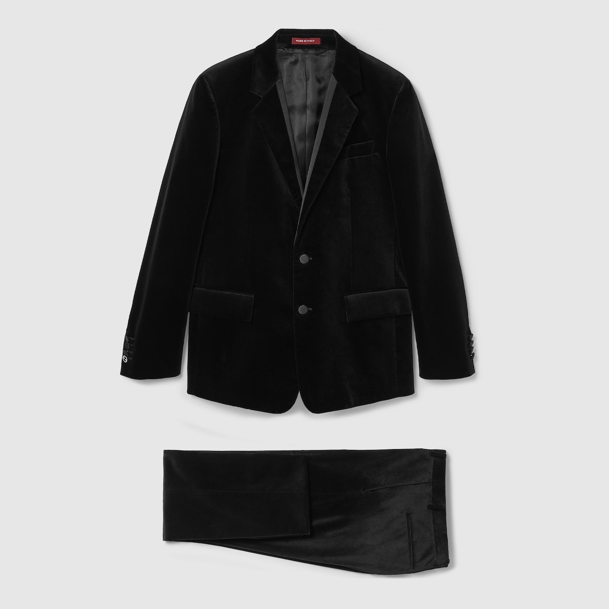 Stretch velvet tuxedo - 1