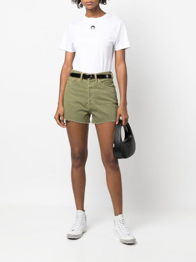 RE/DONE mid-rise cut-off shorts outlook