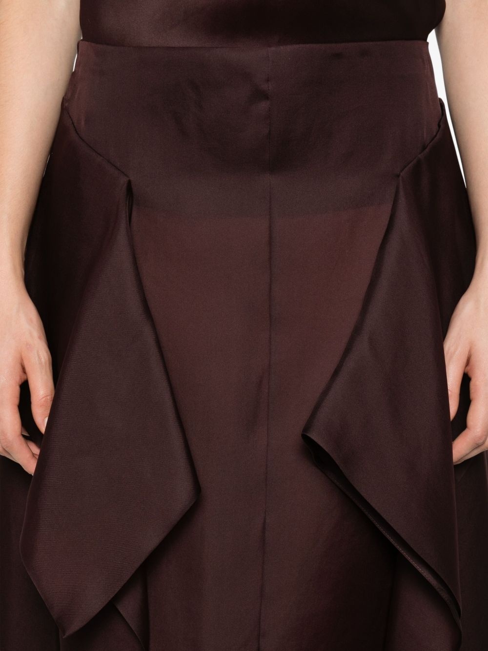 Nina ruffled silk skirt - 5