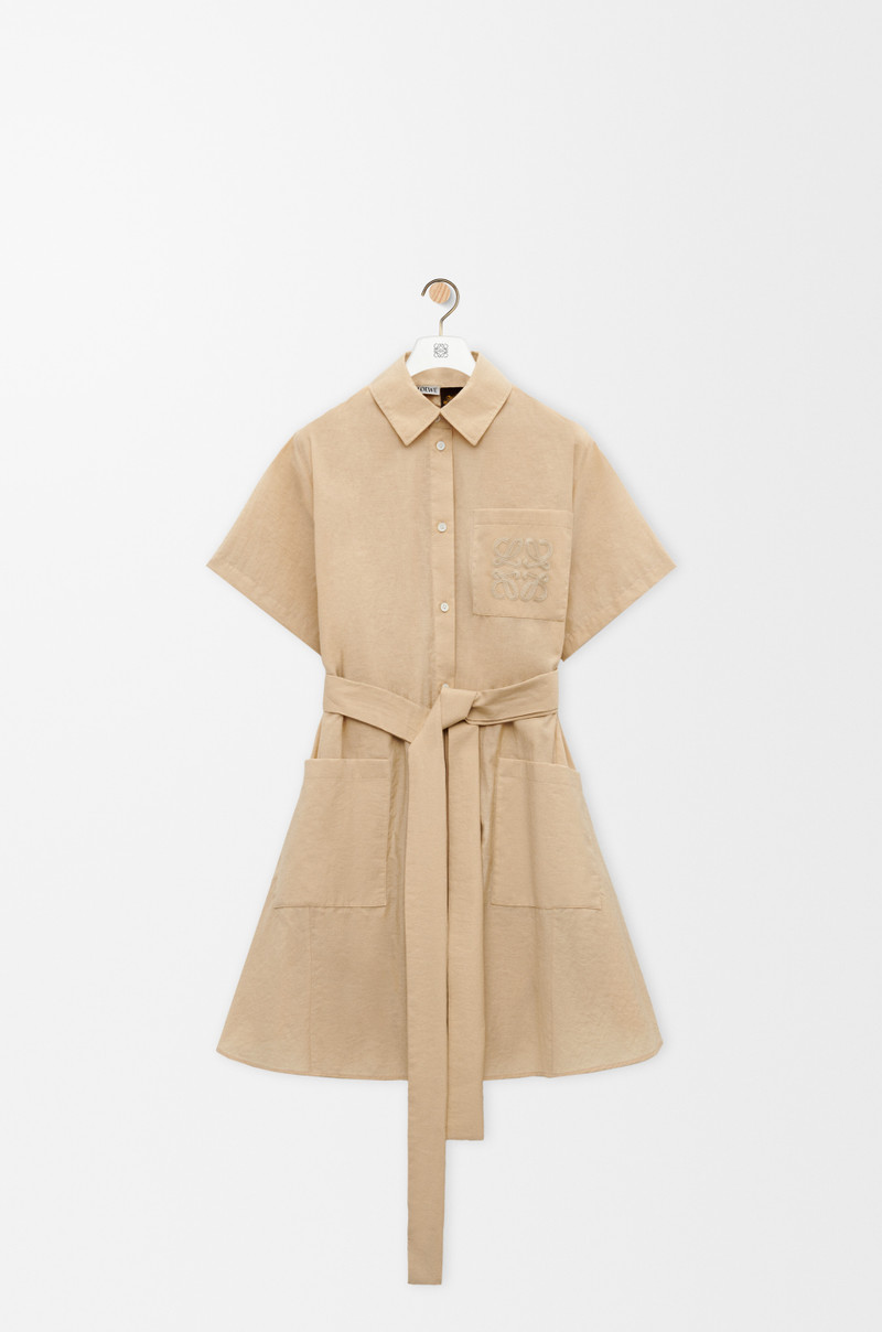 Shirt dress in cotton blend 1