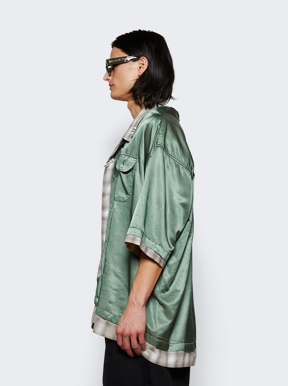 Double Layered Shirts Khaki - 3